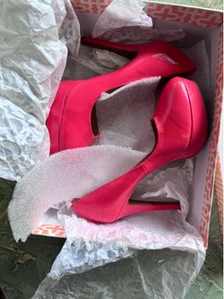 Giani bernini para pink front row heels size 7