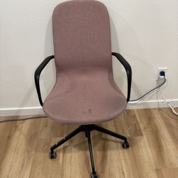  IKEA LÅNGFJÄLL Computer chair, Gunnared Pink Brown