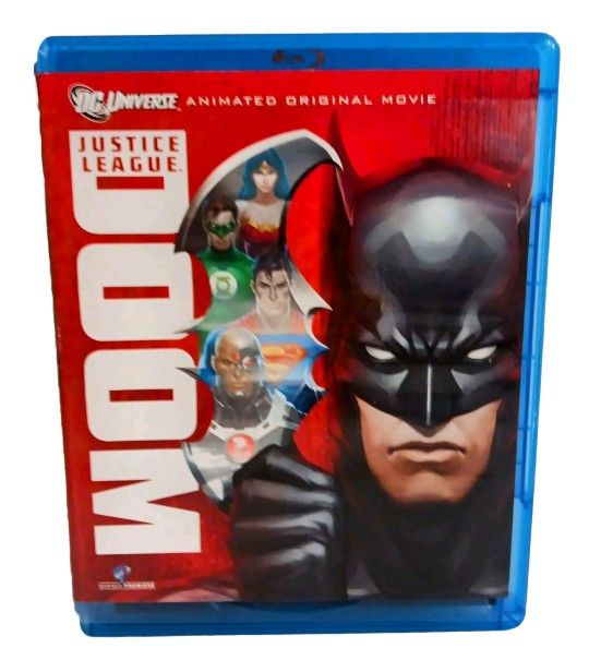 Justice League: Doom Blu-ray + DVD + UV Digital 2012 DC Universe Like New