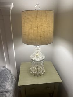 Vintage Crystal Cut Lamps