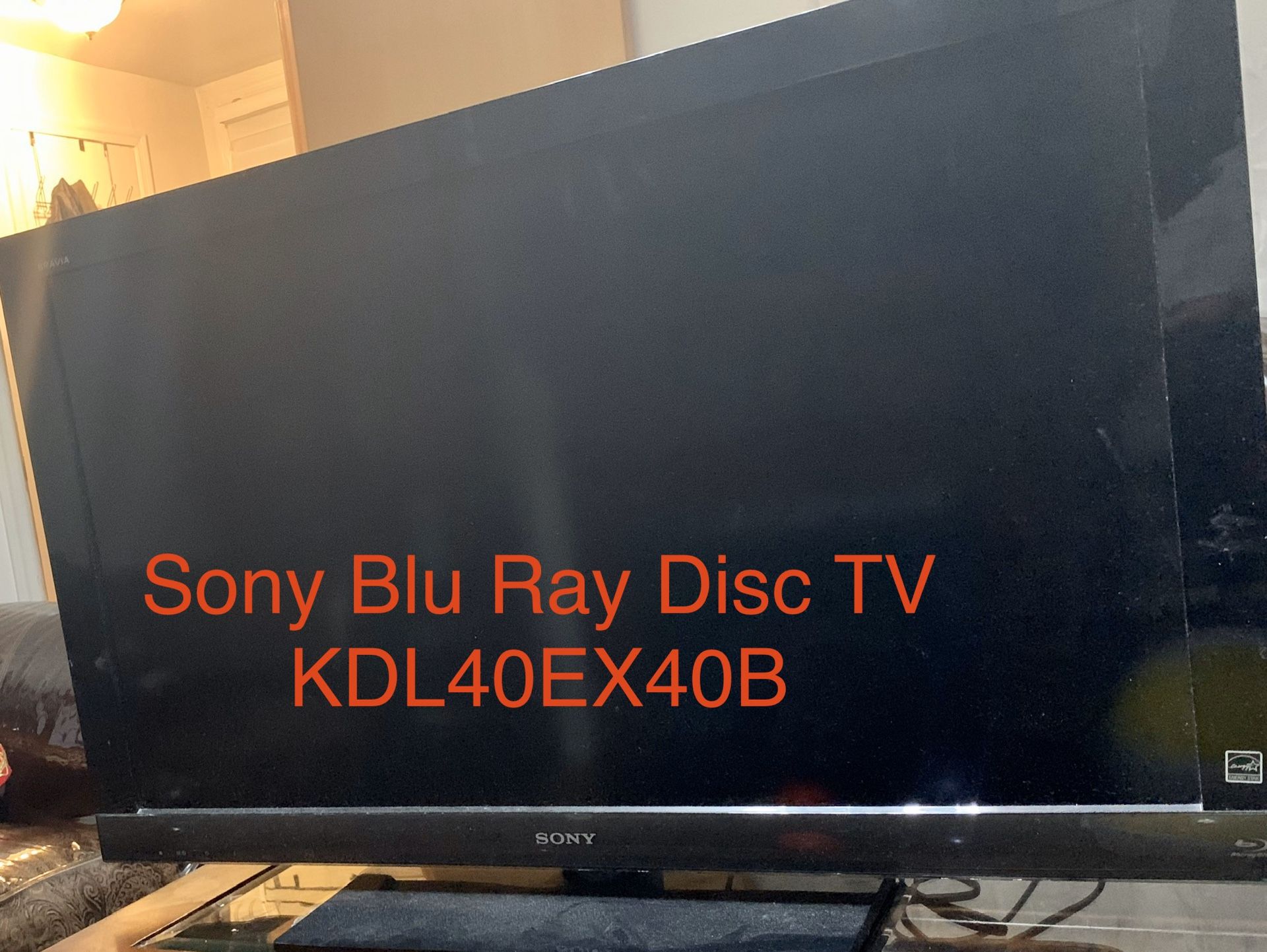 Sony 40” Blu Ray Disc TV