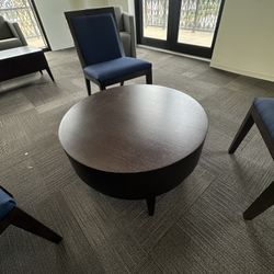 Round Wood Coffee Table