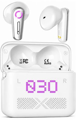 VL03 AI Translation Earbuds, Premium Hi-Fi Sound, Immersive Audio (White)