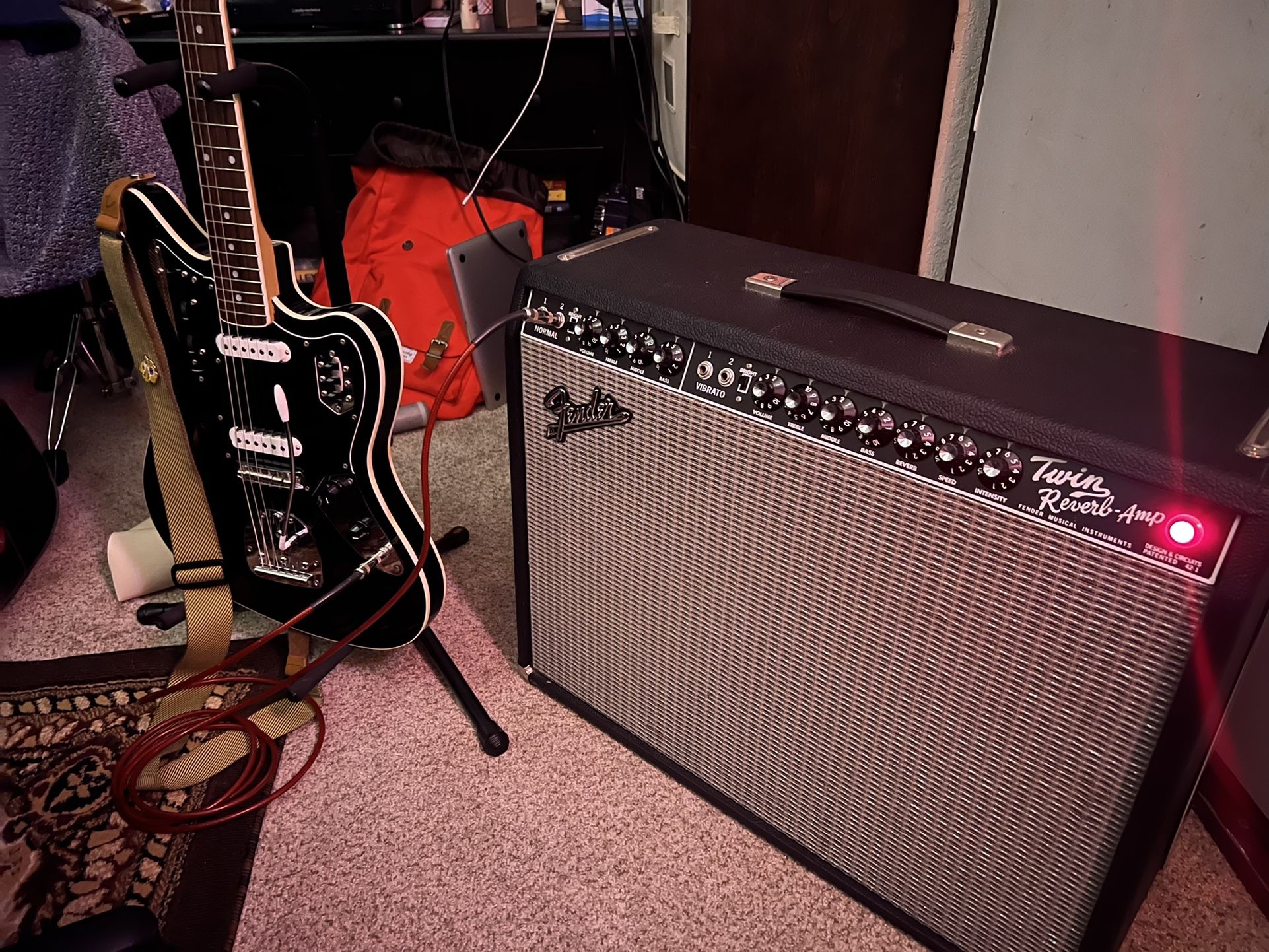 Fender Twin Reverb 65 Blackface Reissue Guitar Tube Amplifier for Sale ...