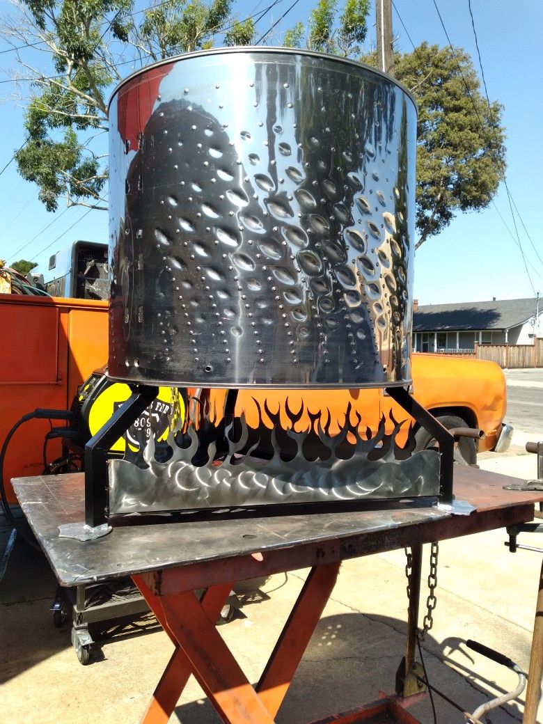Fire Pit Custom Flames. 