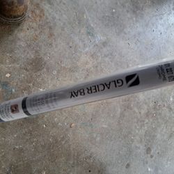 Glacier Bay 72 in. Carbon Steel Permanent Shower Rod