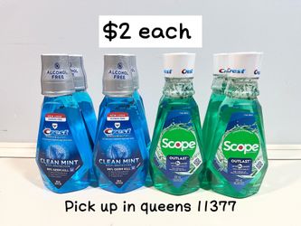 Crest Mouthwash 500ml -$2 each