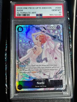 Nami PSA 10 slab one piece
