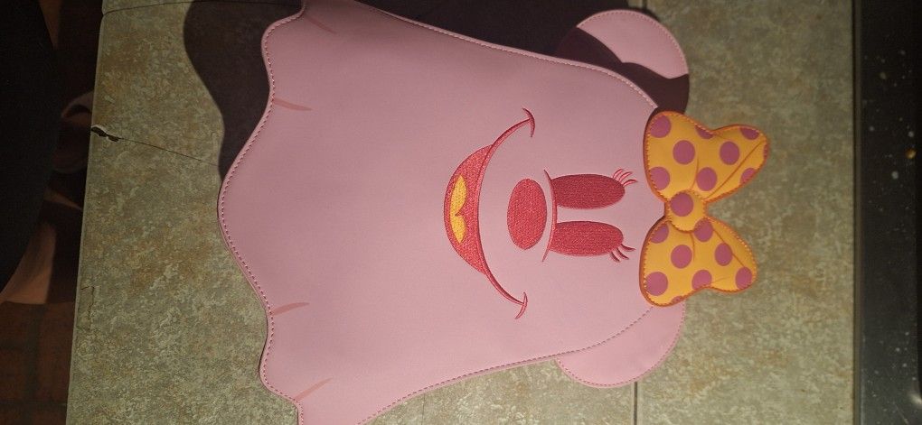 Disney Minnie Mouse Ghost Glow In The Dark Pink Loungefly Backpack