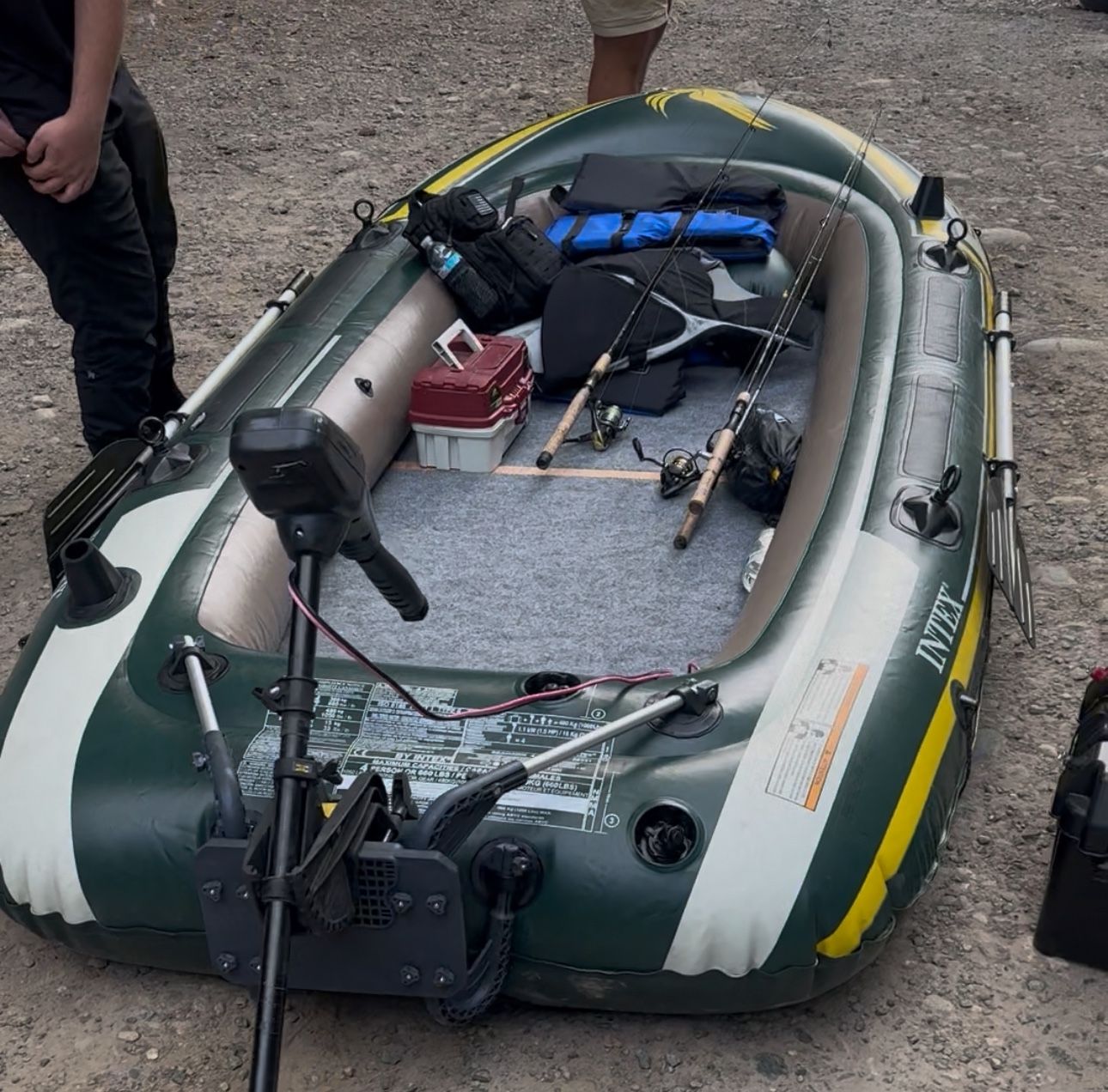 Intex Seahawk 4 - Inflatable fishing boat