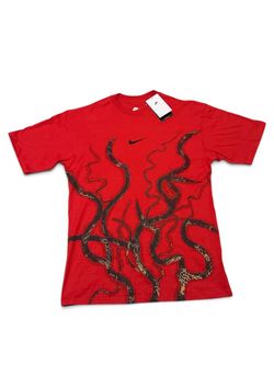 Nike x Stranger Things Black Tee Vecna Upside Down World Size XS IX2205-657
