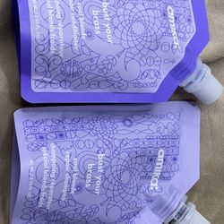 AMIKA BUST YOUR BRASS COOL BLONDE SHAMPOO & CONDITIONER (2OZ/60ML) TRAVEL SIZE