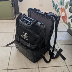 Laptop, Laptop Bag, Chair