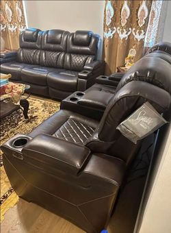 Ashley Reclinee Sofa Set