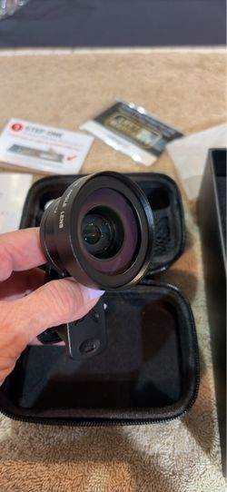Wide Angle Lens for phone with Clip and Case