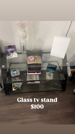 Glass Tv Stand 