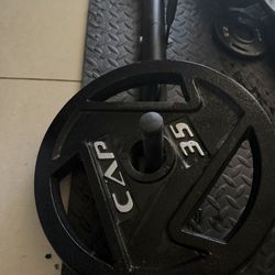 Cap 35 pound weights