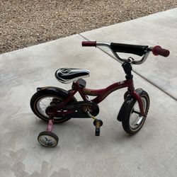 Tykes Schwinn Bicycle With Training Wheels 