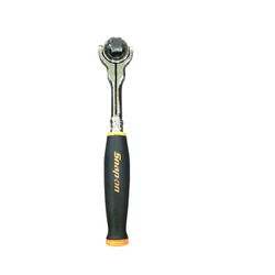 Snap On 3/8 Drive Compact Round Head Soft Grip Swivel Ratchet