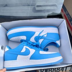 $120 Local Pickup Size 12 Og Box No Lid  Nike Air Force 1 Low Made By You  Carolina No Trades  Price Is Firm