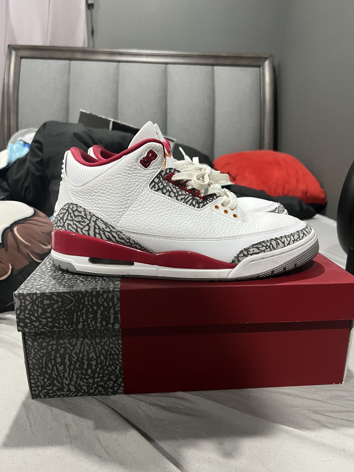 SHOE TRADE/OFFERS Jordan 3 Cardinal Reds‼️