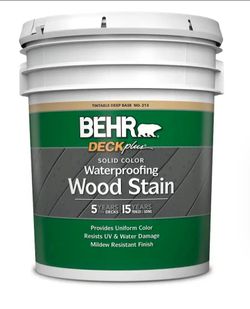 BEHR WATERPROOFING WOOD STAIN