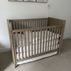 RH MARCELLE CANE PANEL CRIB
