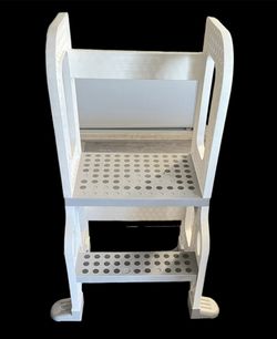 Kitchen Buddy 2-in-1 Stool for Ages 1-3 safe up to 100 lbs.