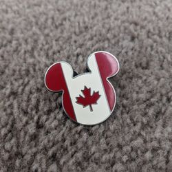 2008 Canadian Flag Mickey Pin - Disney