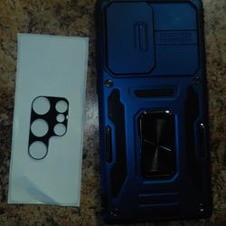  Samsung S22 Ultra Phone Cover + Back Camera Protector