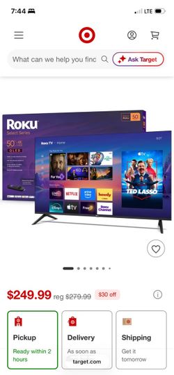 Roku Select Series 50" 4K QLED TV