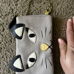 Betsy Johnson Cat Wristlet $5 FIRM Cash Only