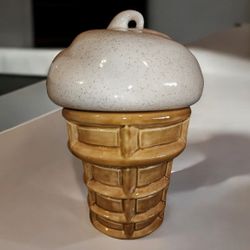 Vintage Ice Cream Cone Cookie Jar