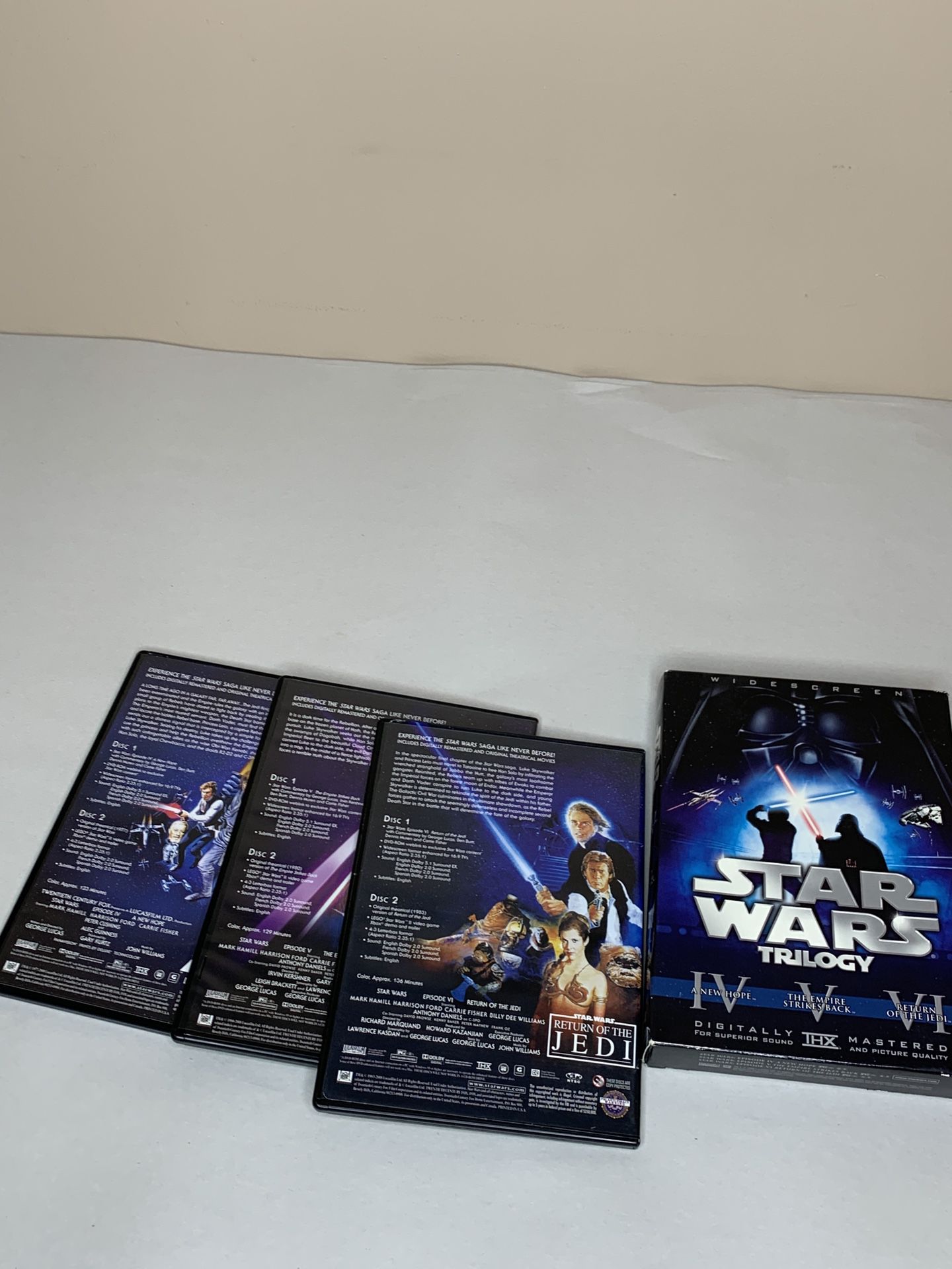 Star Wars Trilogy IV V VI THX Digitally Mastered (DVD, 2008, 6-Disc Set)