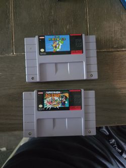 Nintendo SNES Super Mario All-Stars & Super Mario World Games