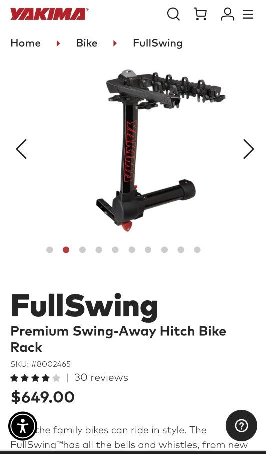 Swing 4 Bike Rack