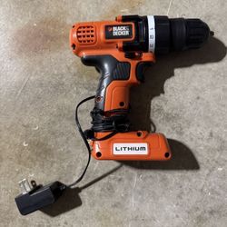 BLACK+DECKER Black & Decker 7.2v Lithium Cordless Drill