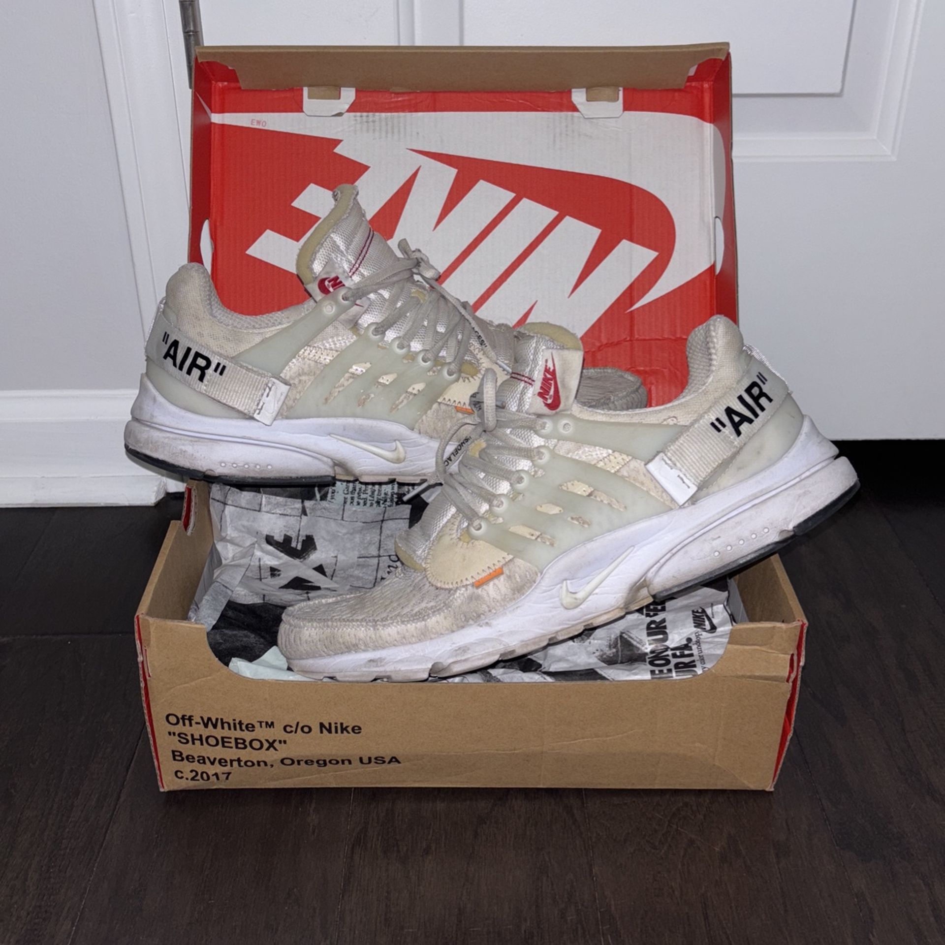 Off-White Nike Presto Size 12