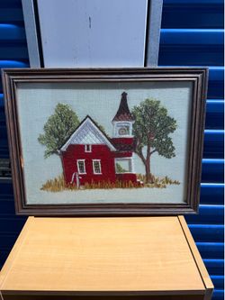Vintage hand, net and frame