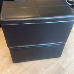 Leather Ottomans For Sale