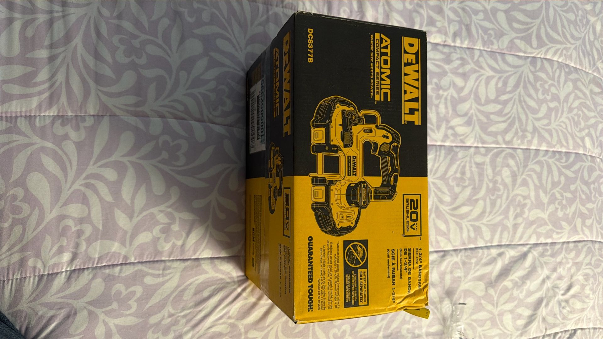 New DEWALT ATOMIC 20V MAX Cordless Brushless Compact 1-3/4 in. Bandsaw (Tool Only)