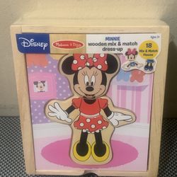 Minnie Wooden Mix & Match Dress Up