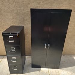 Locking Cabinet And Filing Cabinet