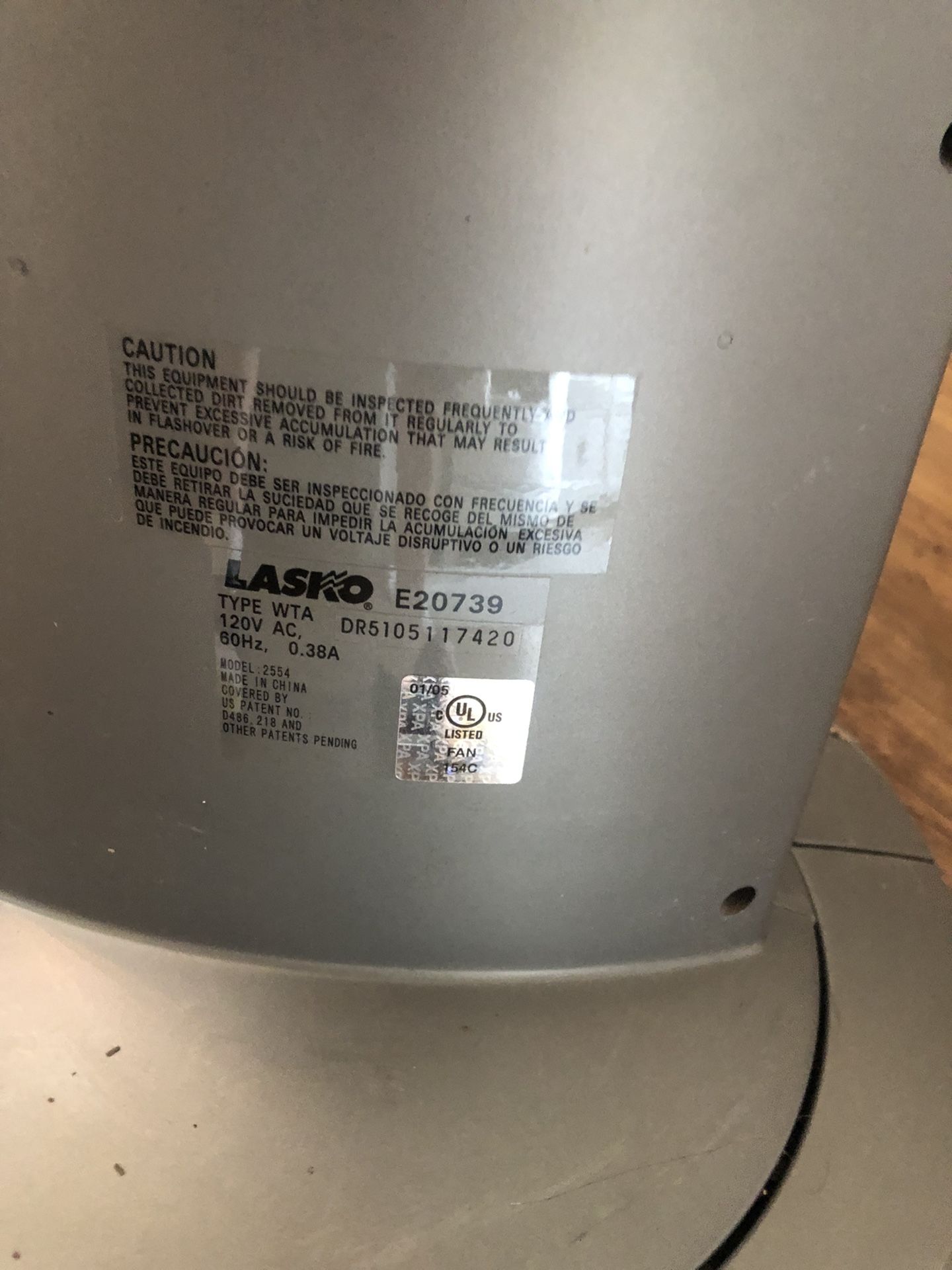 Lasko Tower Fan Model E20739 for Sale in Newport Beach, CA - OfferUp