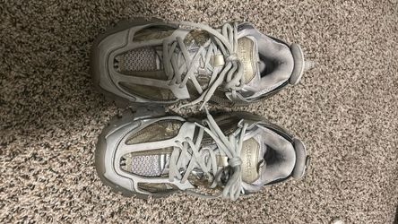 Balenciaga Track Sneakers Silver Gray
