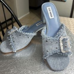 Denim Steve Madden With Small Heel