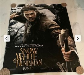 Snow White & the Huntsman Original Bus Shelter Poster Approx 48x70 – Huntsman Design