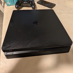 Near Mint Condition PlayStation 4 Slim (PS4) + Controller 
