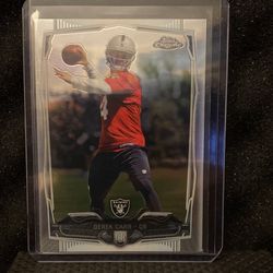 2014 Topps Chrome Derek Carr Rookie #115