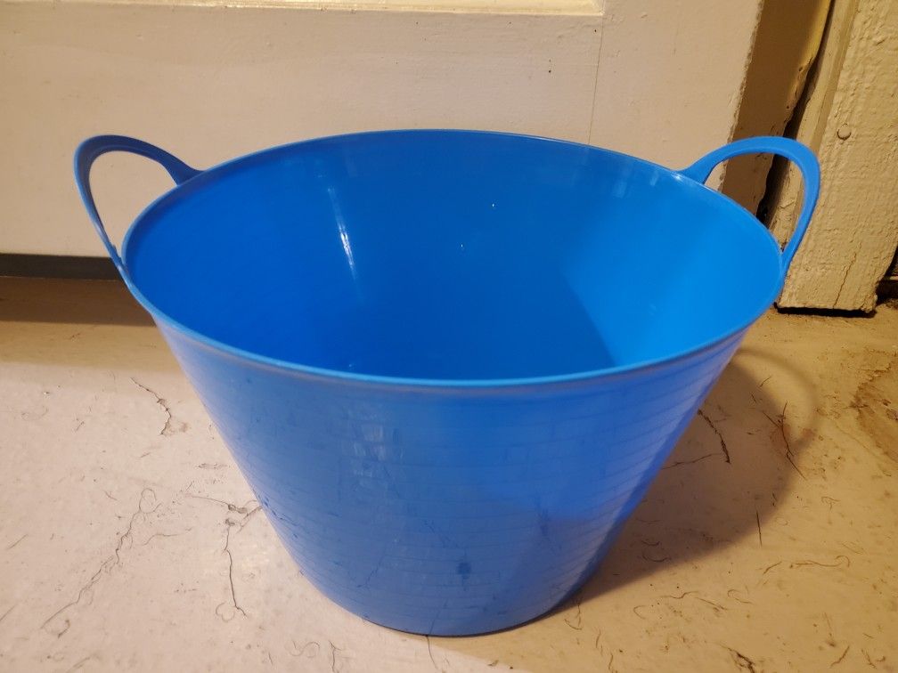 Blue Plastic Bucket/ Container
